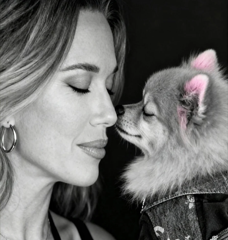 Cindy Jones with her beloved pup Honey